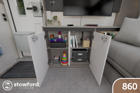 2026 Swift Elegance Grande 860 TV Area